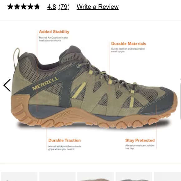 Merrell Deverta 2 Hiking Shoe - Men's size 8.5 - Picture 9 of 11